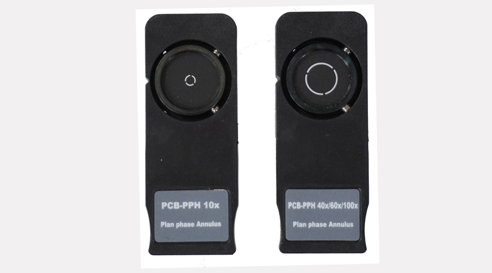 【UT503-PH】 位相差 生物顕微鏡/Inf.Plan 4x, PHP位相差対物10x,40x(s),100x(s,oil)/WF10x-18mm/LED照明 - 画像 (5)