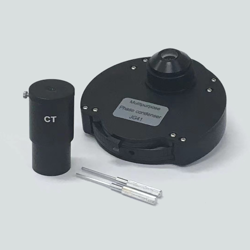 【UT703-PHT】 位相差・暗視野 生物顕微鏡/Inf.Plan対物/WF10x-20mm/ターレット式コンデンサ/LED照明 - 画像 (5)