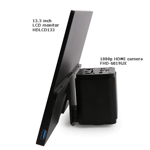 【UT503-PHS】位相差・暗視野 生物顕微鏡/1080p-LCDモニター付HDMIカメラセット - 画像 (5)