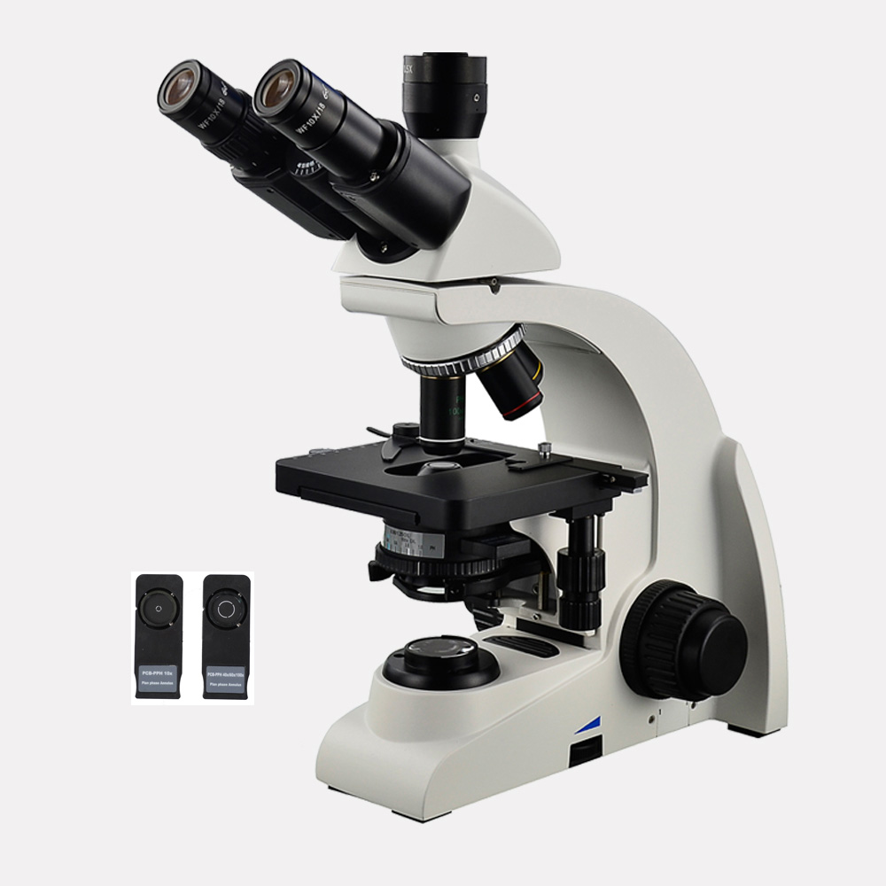 【UT503-PH】 位相差 生物顕微鏡/Inf.Plan 4x, PHP位相差対物10x,40x(s),100x(s,oil)/WF10x-18mm/LED照明 - 画像 (3)