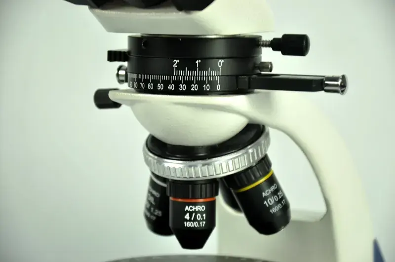 【310-PL】偏光顕微鏡/Achromat 4x,10x,40x(s),100x(s,oil)/WF10x-18mm/LED照明 - 画像 (9)