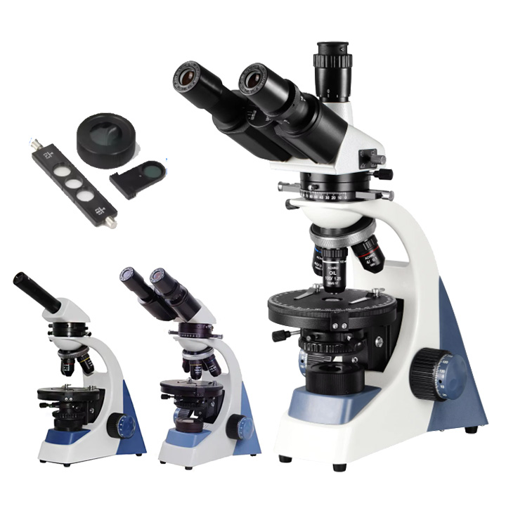 【310-PL】偏光顕微鏡/Achromat 4x,10x,40x(s),100x(s,oil)/WF10x-18mm/LED照明