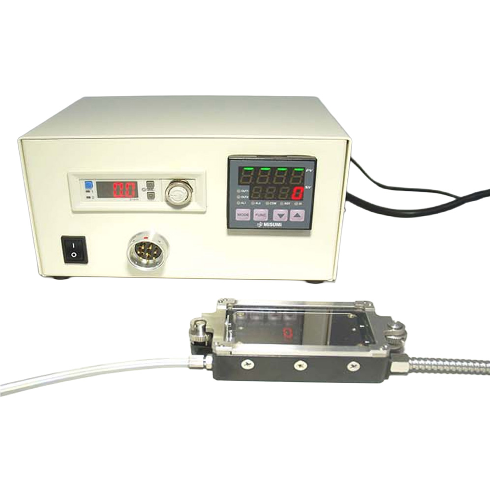 【HS400P】ホットステージ(ヒートステージ)/RT~400℃/プログラム温度コントローラー/窒素ガス流量計/高分子の結晶化挙動・球晶の偏光顕微鏡観察に